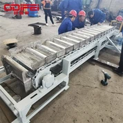 สายพานลำเลียงป้อนผ้ากันเปื้อน